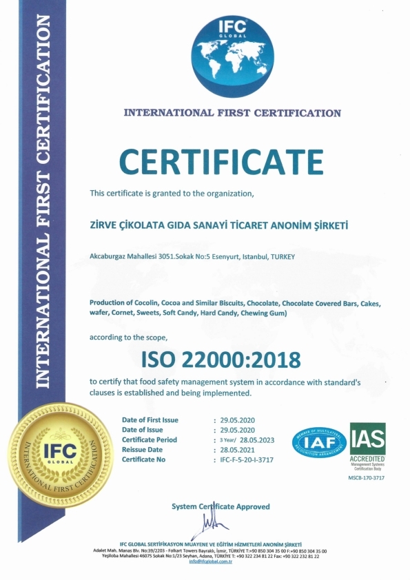 ISO 9001 - 2018 EN Esenyurt
